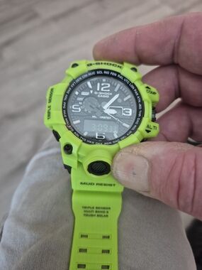 G-Shock Casio Mudmaster Neon Green Watch